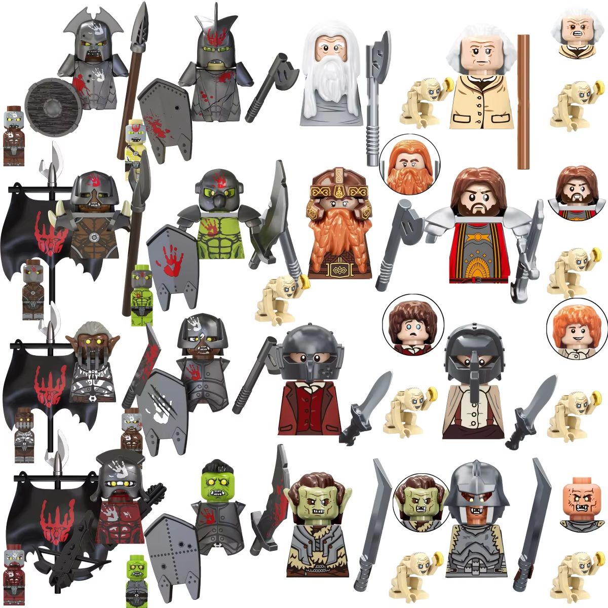 Lego Building Blocks - صندوق مفاجآت TV6410، ألعاب شخصيات صغيرة،