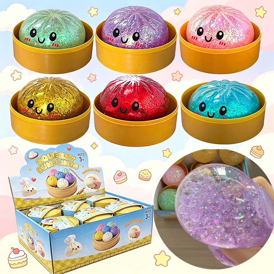 Kids Toys Dumplings - 6 أنماط من لعبة الضغط على