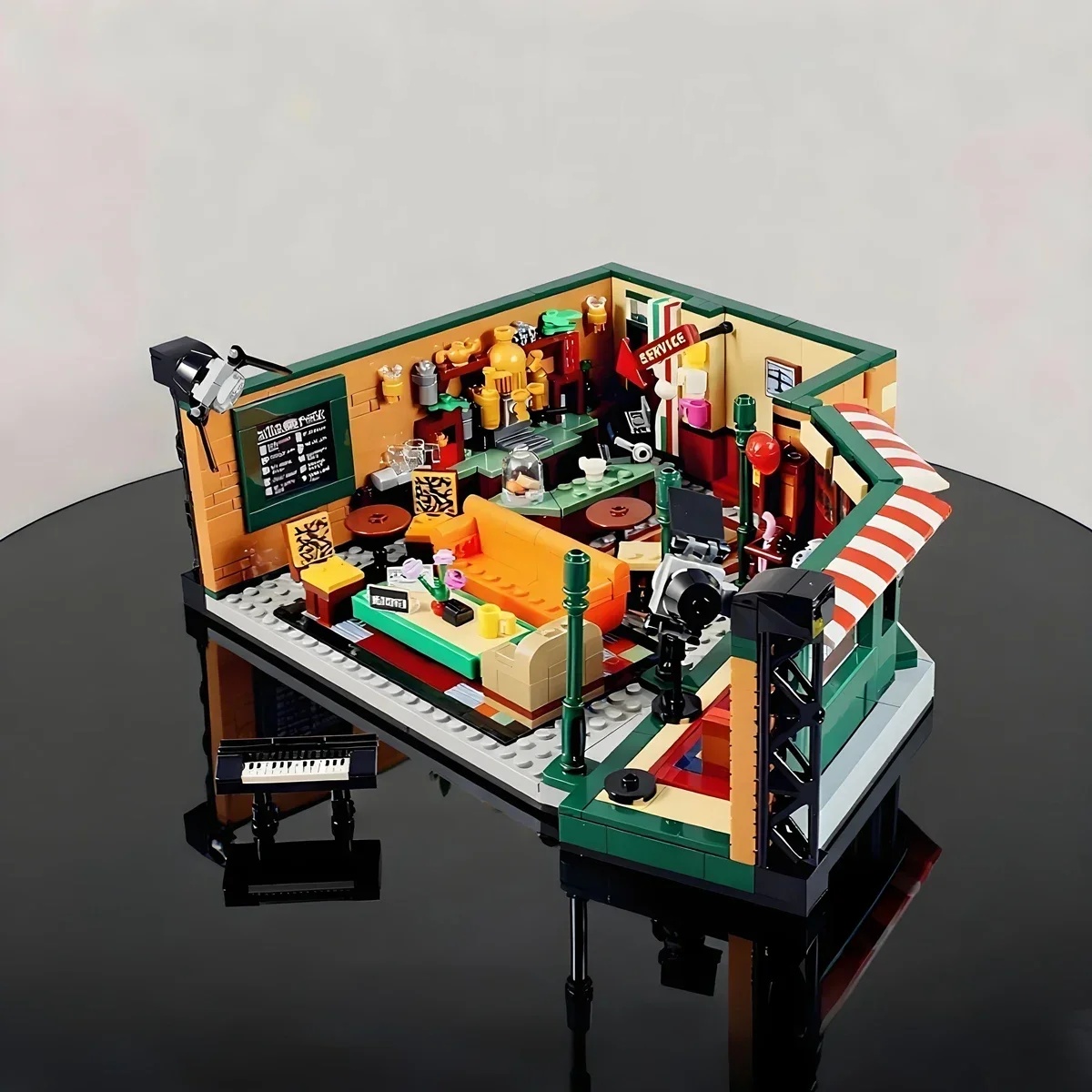 Lego Building Blocks - مجموعة مكعبات بناء نموذج شارع فيونت