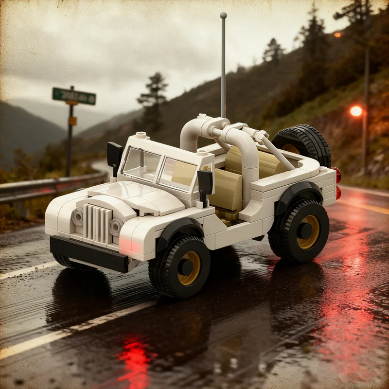 Kids Toys Jeep - 202 قطعة من مكعبات البناء لنموذج