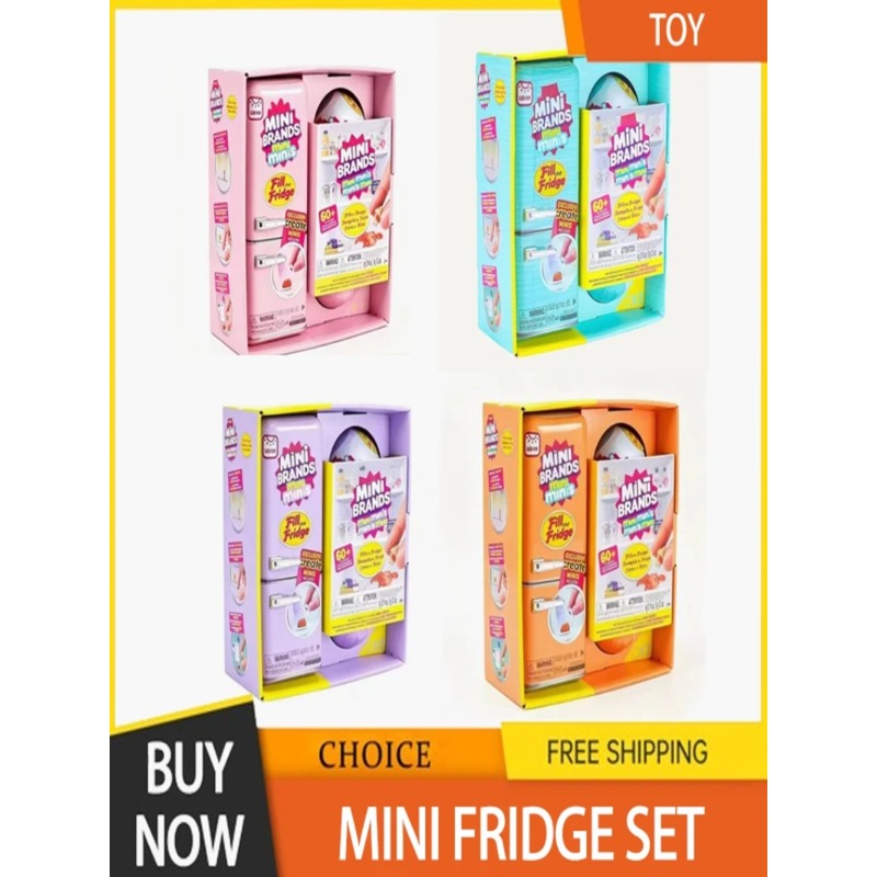 Kids Toys Brand - مجموعة ثلاجة ميني فيل ذا فريدج