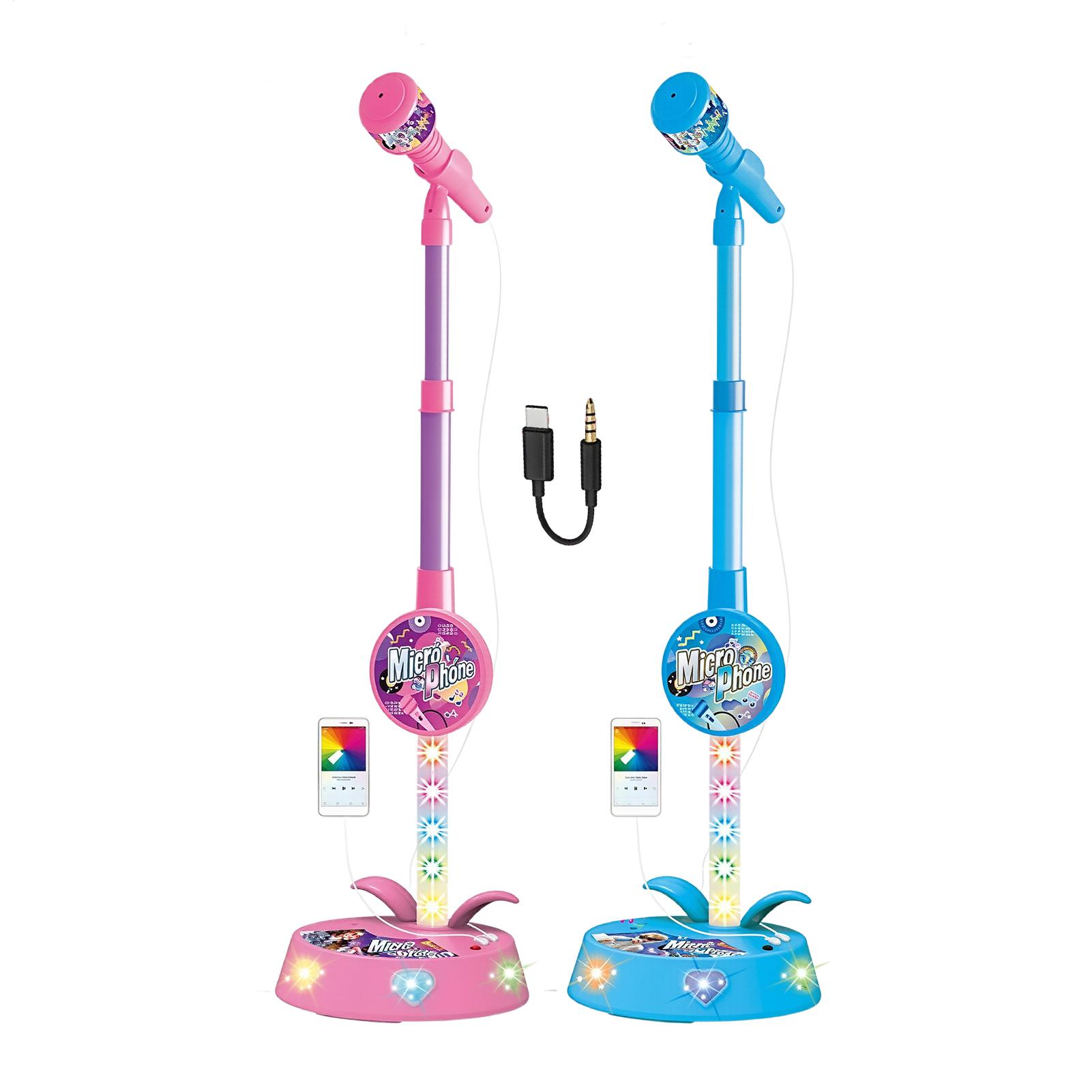 Kids' Toy - ميكروفون للأطفال مع حامل لاسلكي قابل