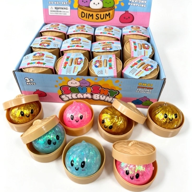 لعبة ضغط واقعية على شكل زلابية - مراجعة Kids Toys Dumplings وسعره
