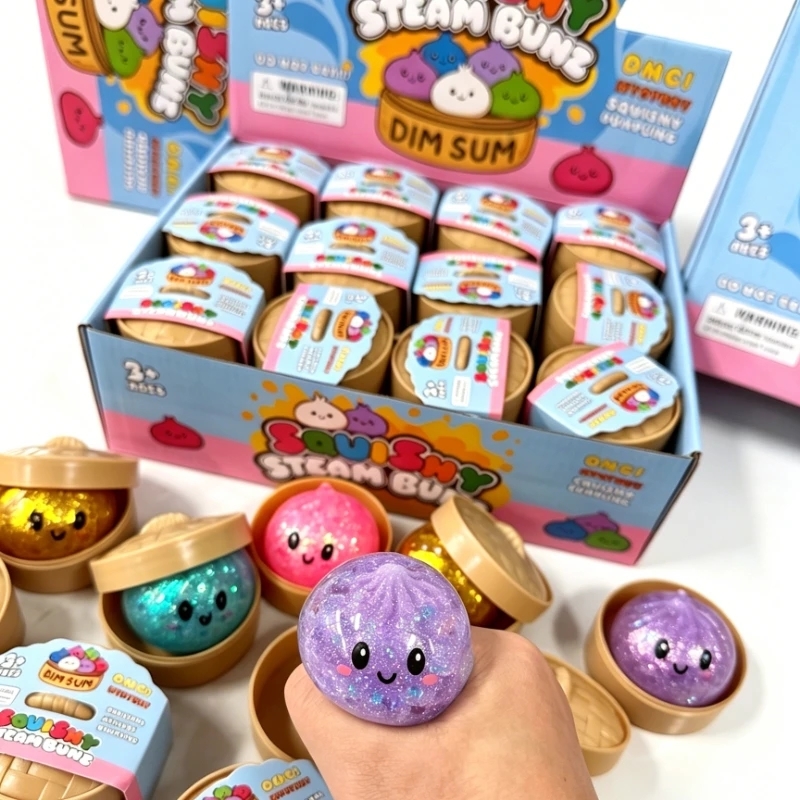 لعبة ضغط واقعية على شكل زلابية - مراجعة Kids Toys Dumplings وسعره
