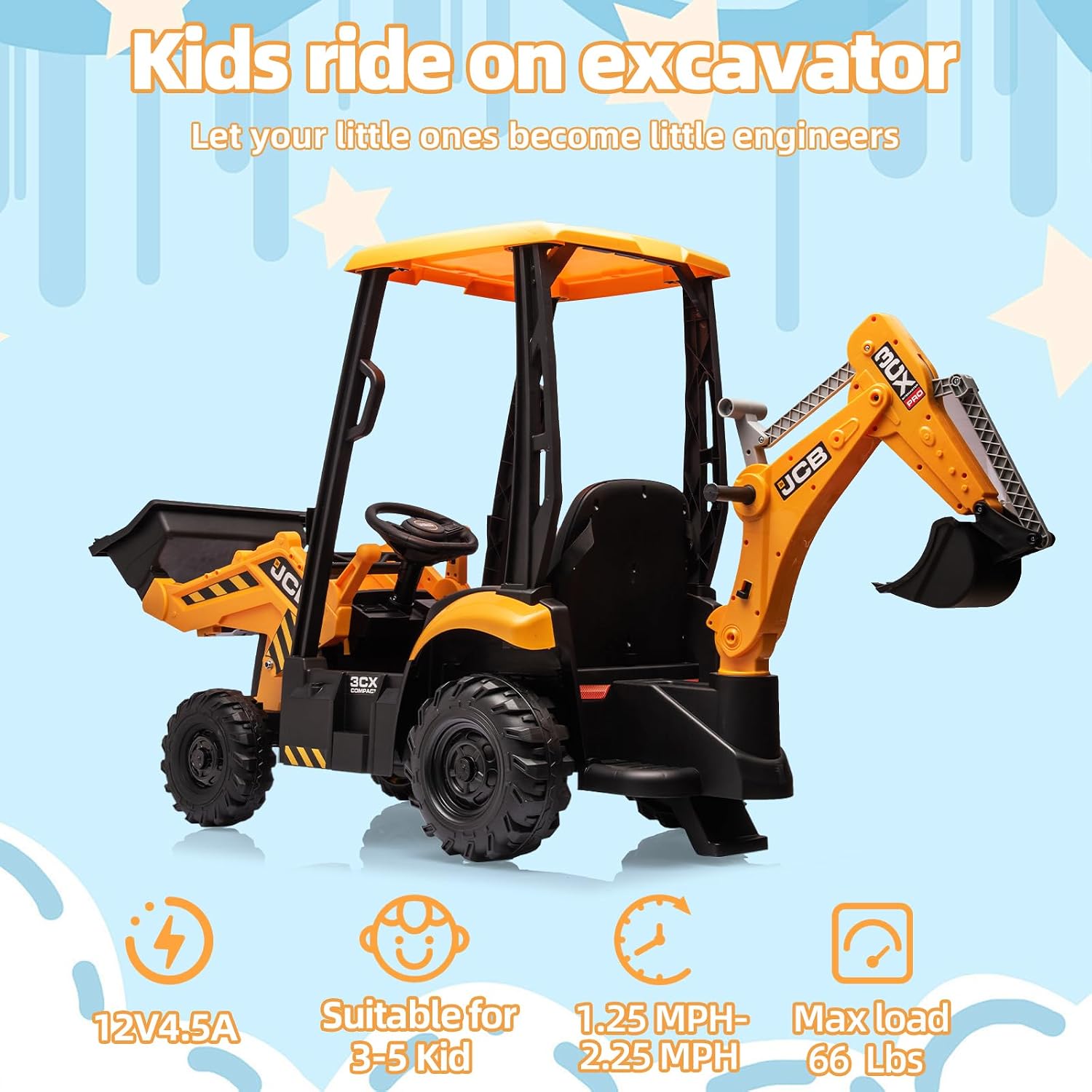 حفار كهربائي للأطفال من JCB مر - مراجعة Kids Toys Jcb وسعره