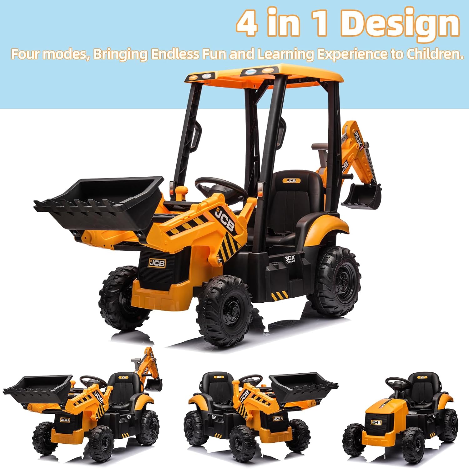 حفار كهربائي للأطفال من JCB مر - مراجعة Kids Toys Jcb وسعره