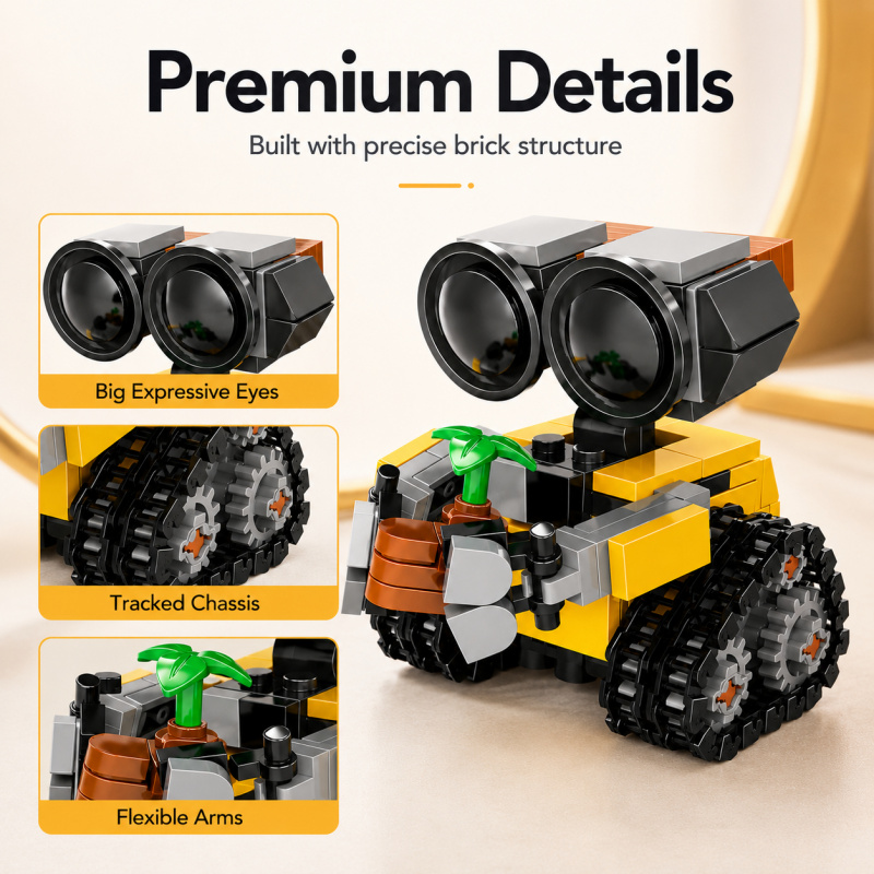 مجموعة مكعبات بناء روبوت صغير، - مراجعة Lego Building Blocks وسعره