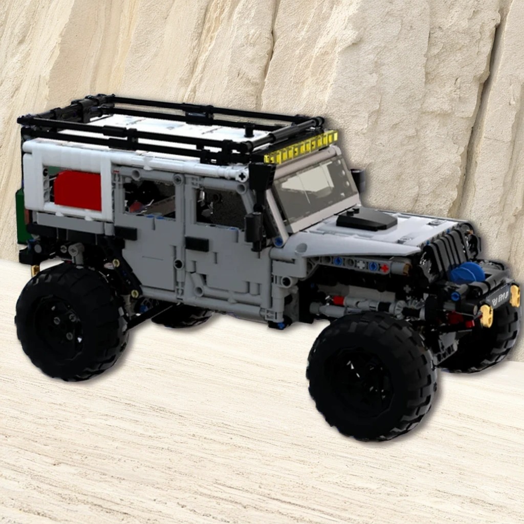 1260 قطعة من مكعبات البناء الت - مراجعة Kids Toys Jeep وسعره