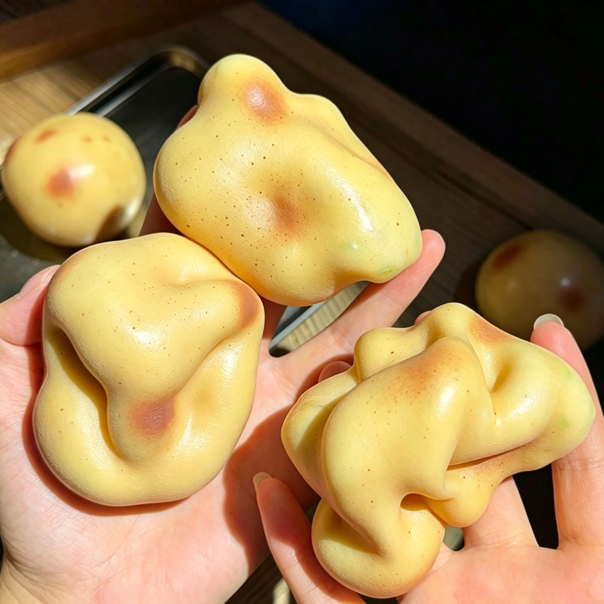 كرة ضغط مقرمشة على شكل بطاطا،  - مراجعة Kids' Toy وسعره
