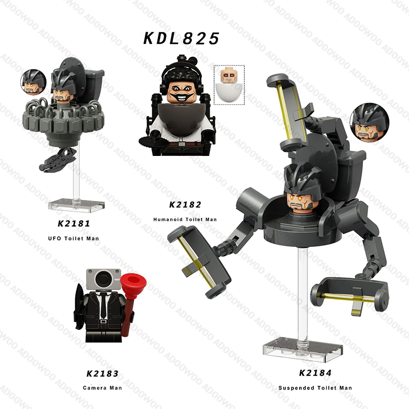 DLL001 KDL818 دمية رجالية من س - مراجعة Lego Building Blocks وسعره