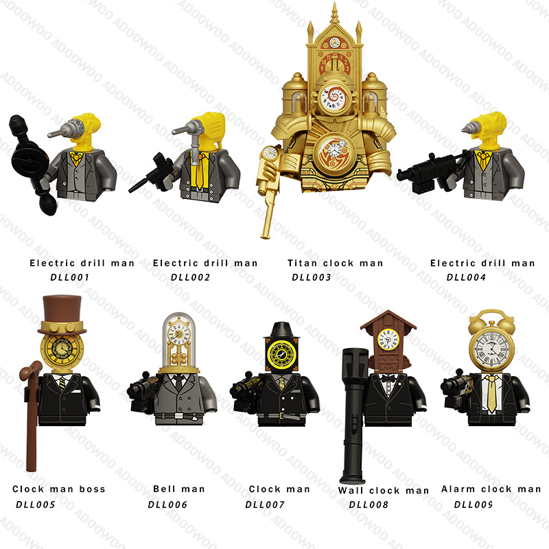 DLL001 KDL818 دمية رجالية من س - مراجعة Lego Building Blocks وسعره