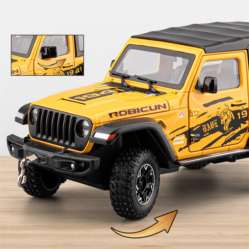 1:24 جيب رانجلر روبيكون سبيكة  - مراجعة Kids Toys Jeep وسعره