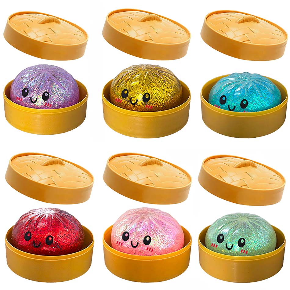 6 أنماط من لعبة الضغط على شكل  - مراجعة Kids Toys Dumplings وسعره