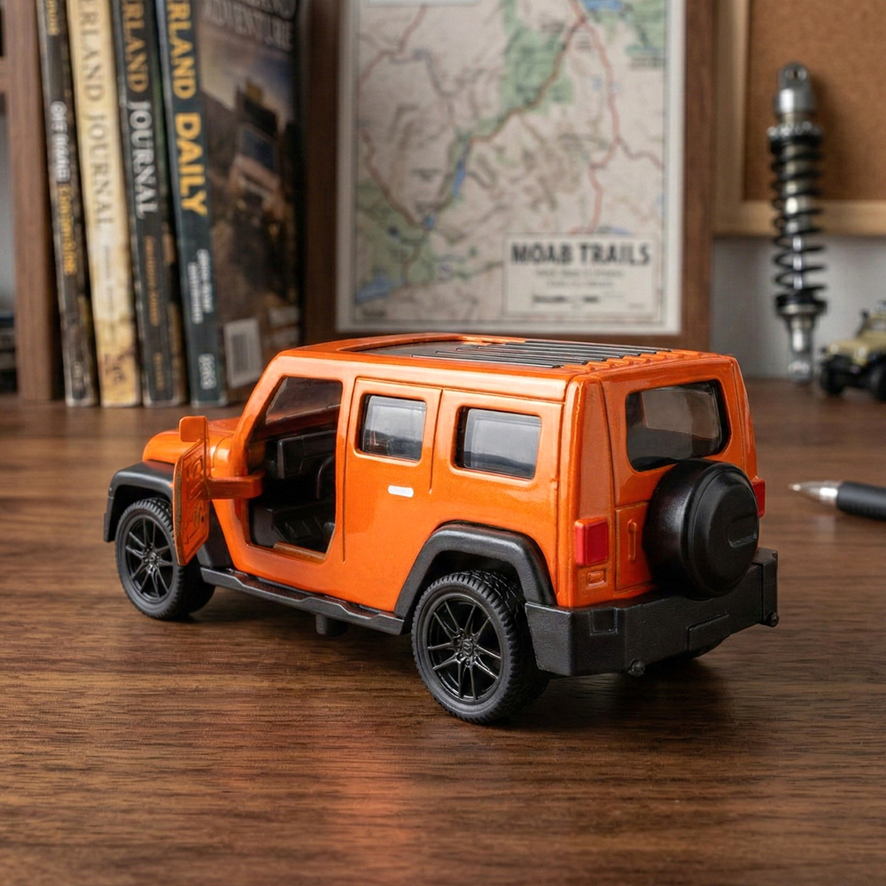 نموذج سيارة جيب رانجلر برتقالي - مراجعة Kids Toys Jeep وسعره