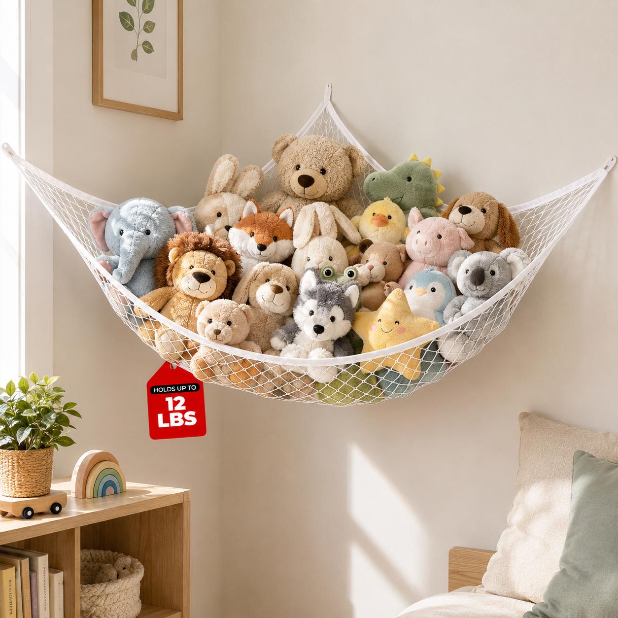 شبكة تخزين ألعاب معلقة، منظم ل - مراجعة Kids' Toy وسعره