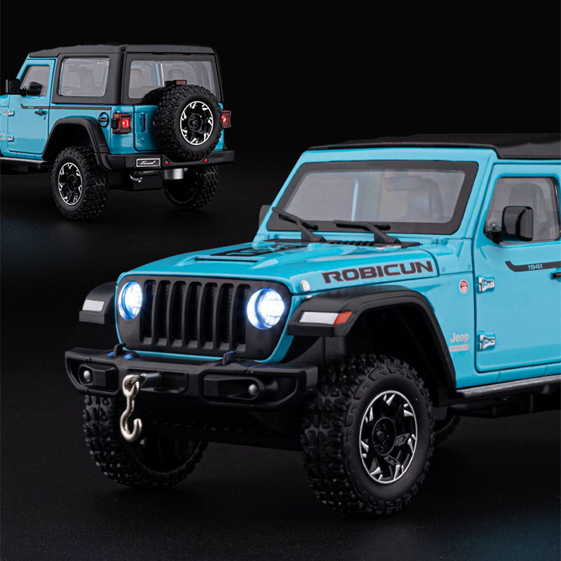 1:24 جيب رانجلر روبيكون سبيكة  - مراجعة Kids Toys Jeep وسعره