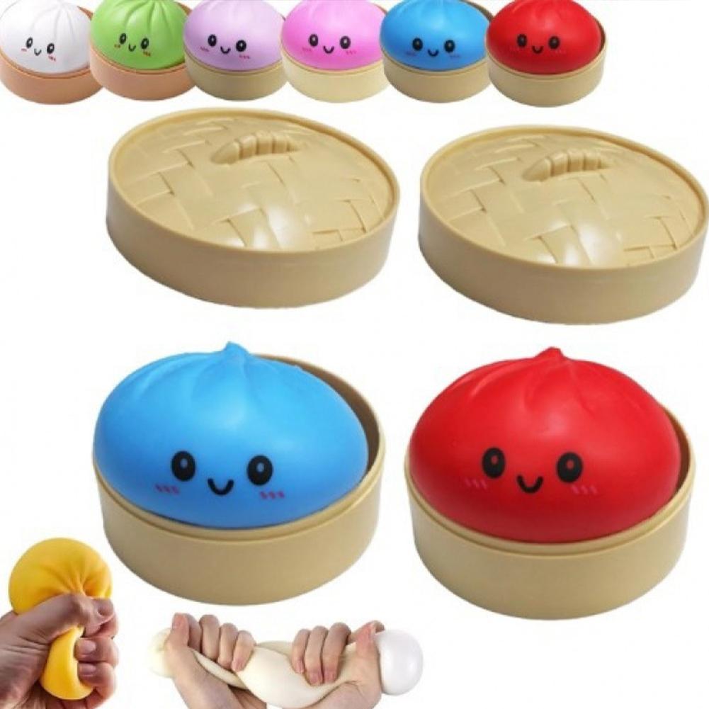 لعبة سكويشي على شكل زلابية بطو - مراجعة Kids Toys Dumplings وسعره