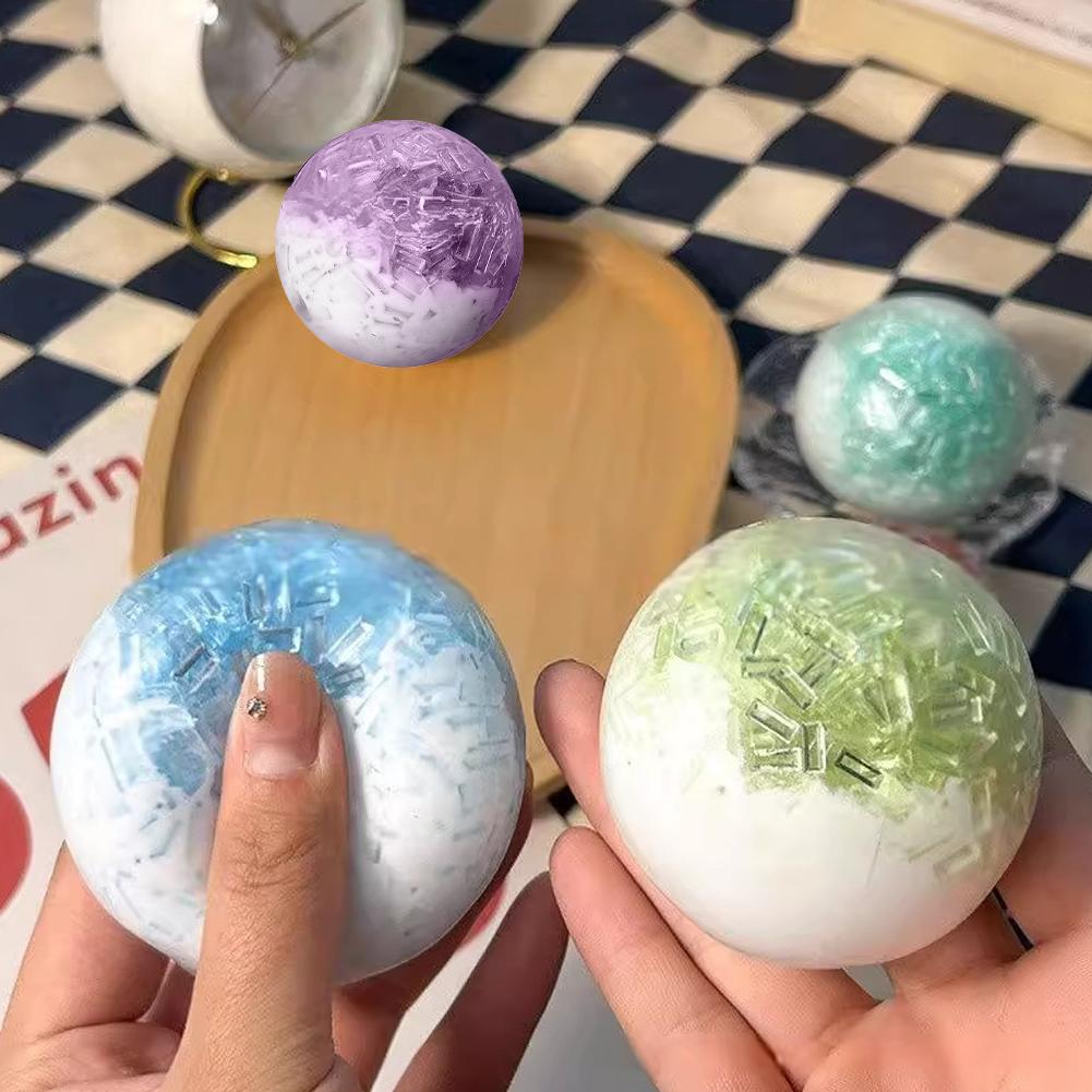 كرة ضغط على شكل جليد كريستالي  - مراجعة Kids' Toy وسعره