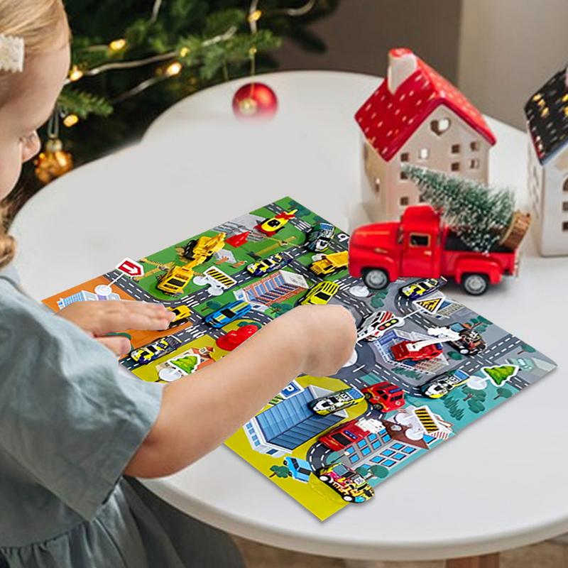 24 قطعة مجموعة ألعاب السيارة ع - مراجعة Kids Toys Christmas 2025 وسعره