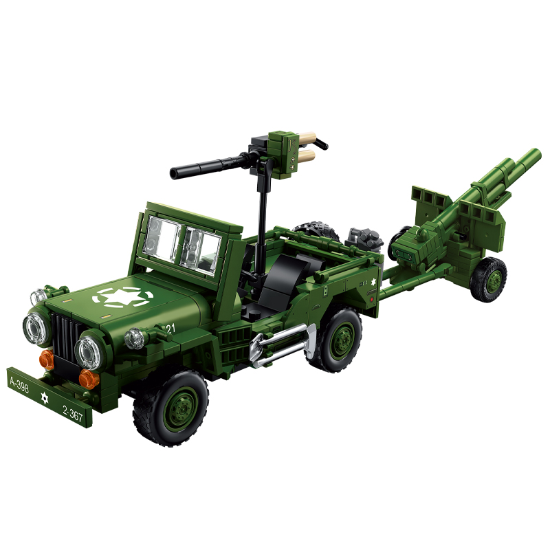 مكعبات بناء سلسلة الدبابات الع - مراجعة Kids Toys Jeep وسعره