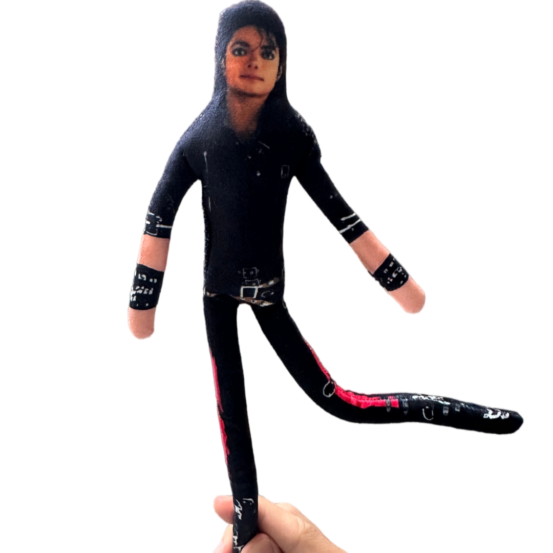 1-6 قطع دمية مايكل جاكسون للعب - مراجعة Soft Plush Doll وسعره