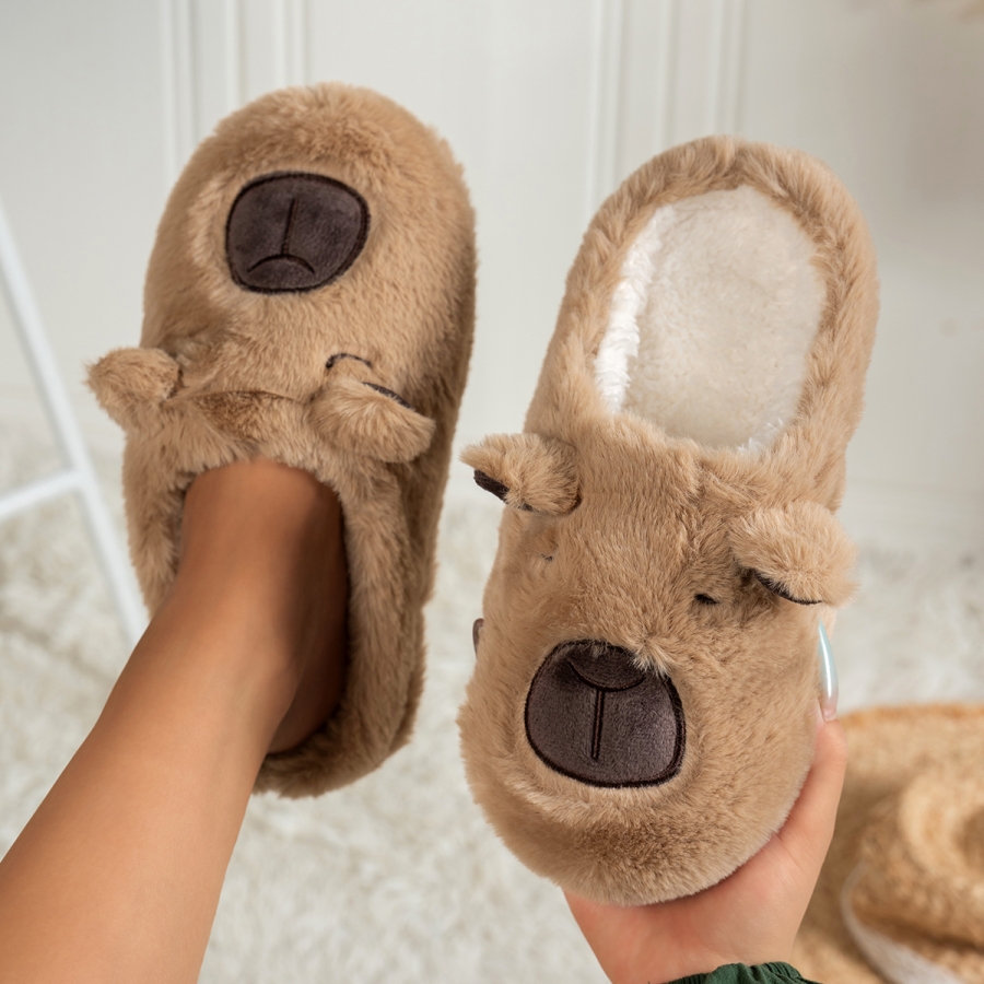 شباشب نسائية بتصميم كرتوني لطي - مراجعة Soft Plush Doll وسعره